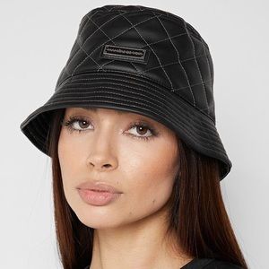❌ SOLD ON DEPOP Maniere De Voir Faux Leather Bucket Hat